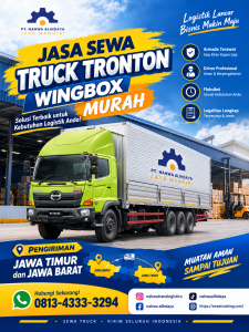 Armada tronton wingbox pengiriman barang