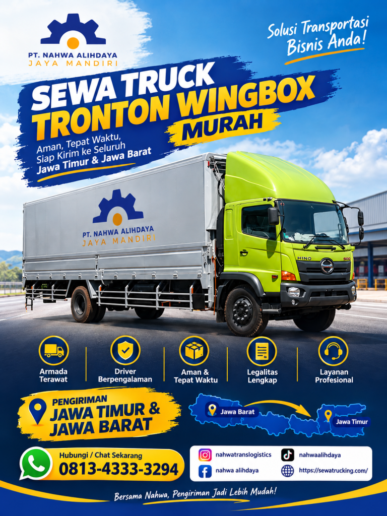 truk wingbox Pasuruan Bekasi