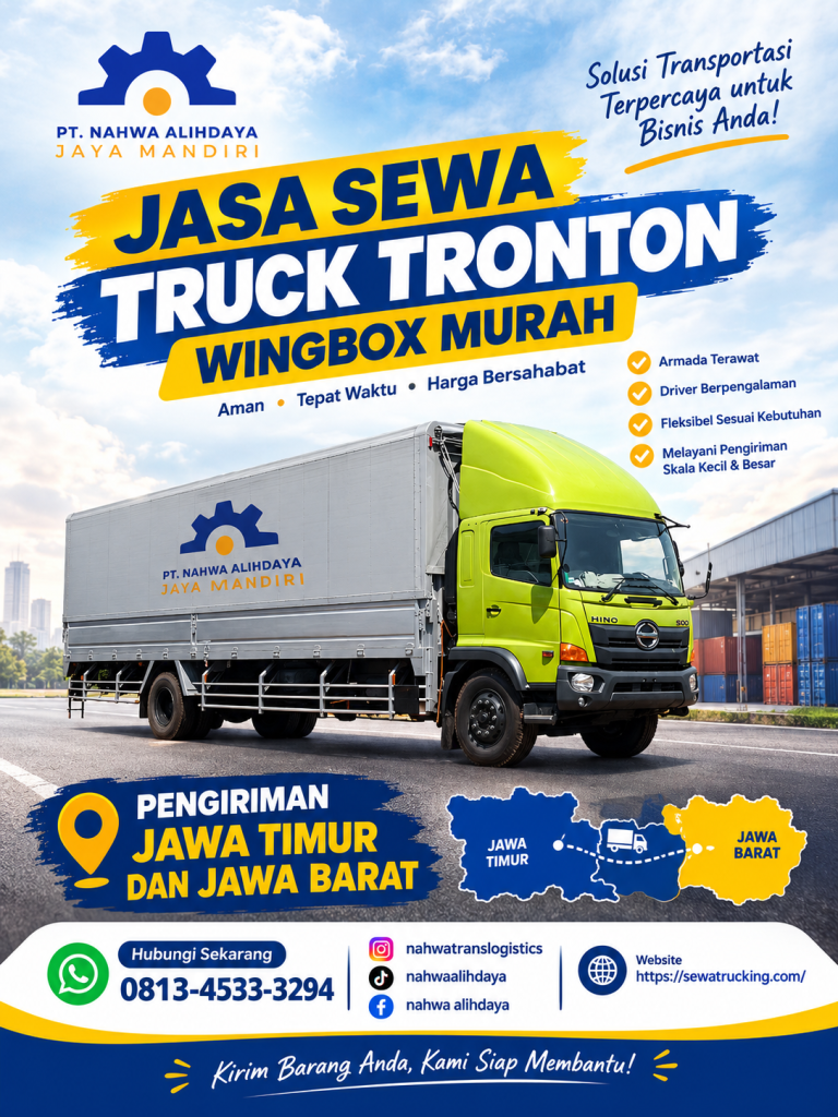 Truck tronton Sidoarjo untuk pengiriman ke Tangerang